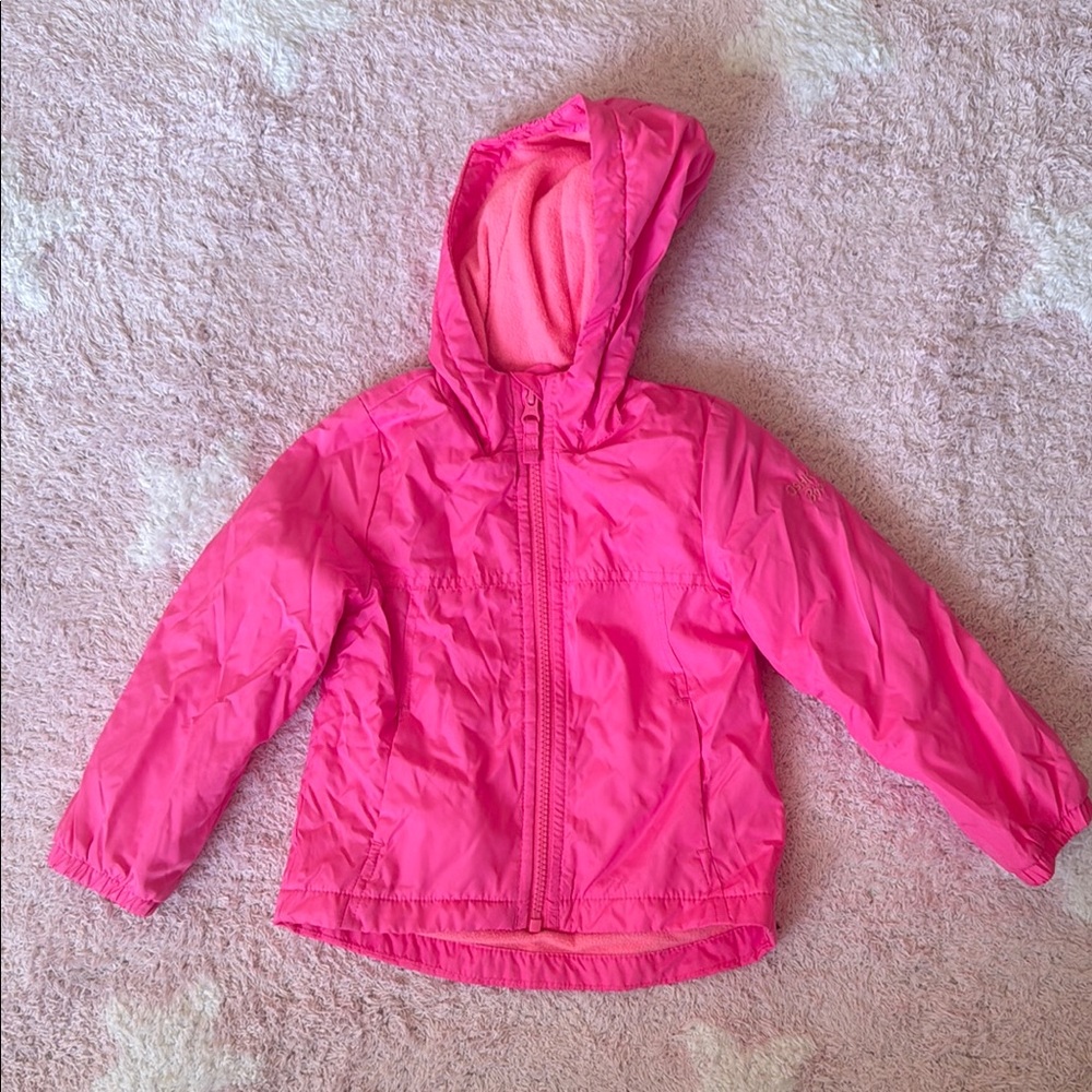 OshKosh B'gosh Pink Raincoat with Hood and Zipper